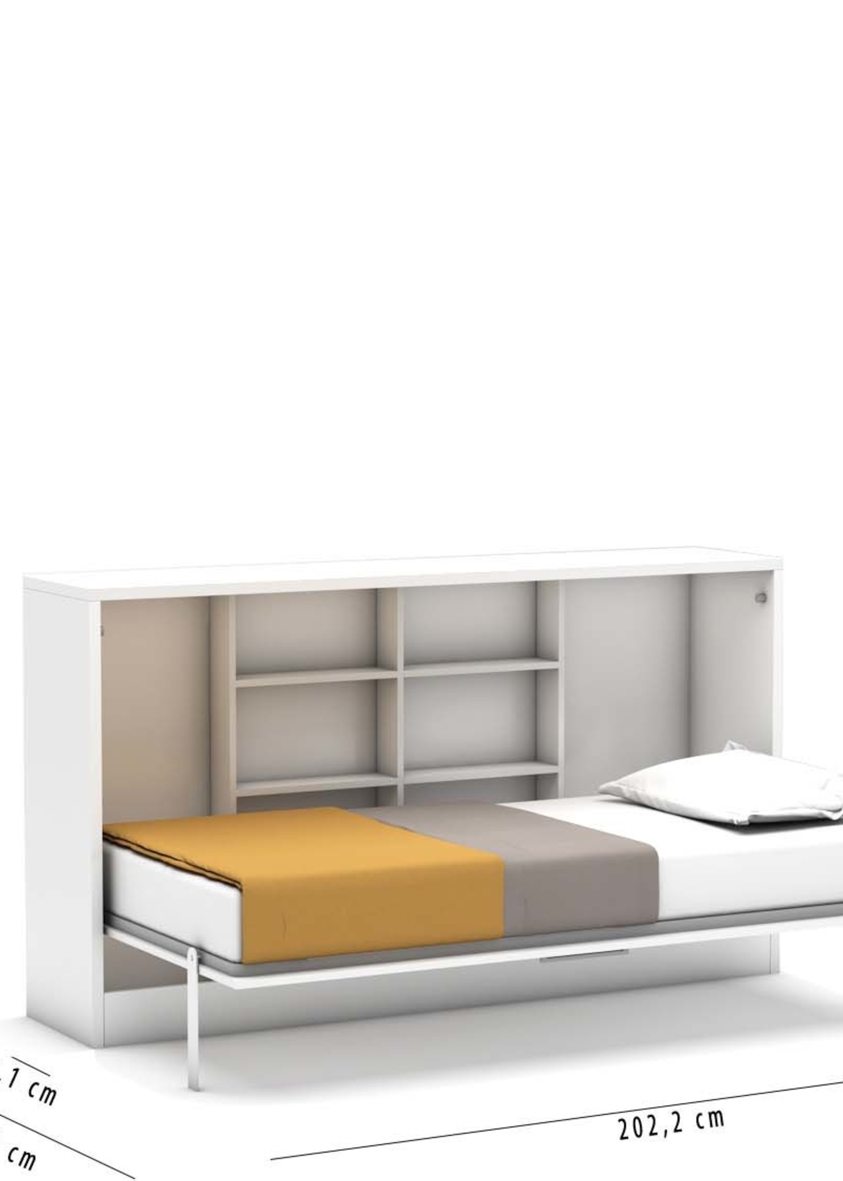 Smart Design Furniture Single Folding Bed 1121