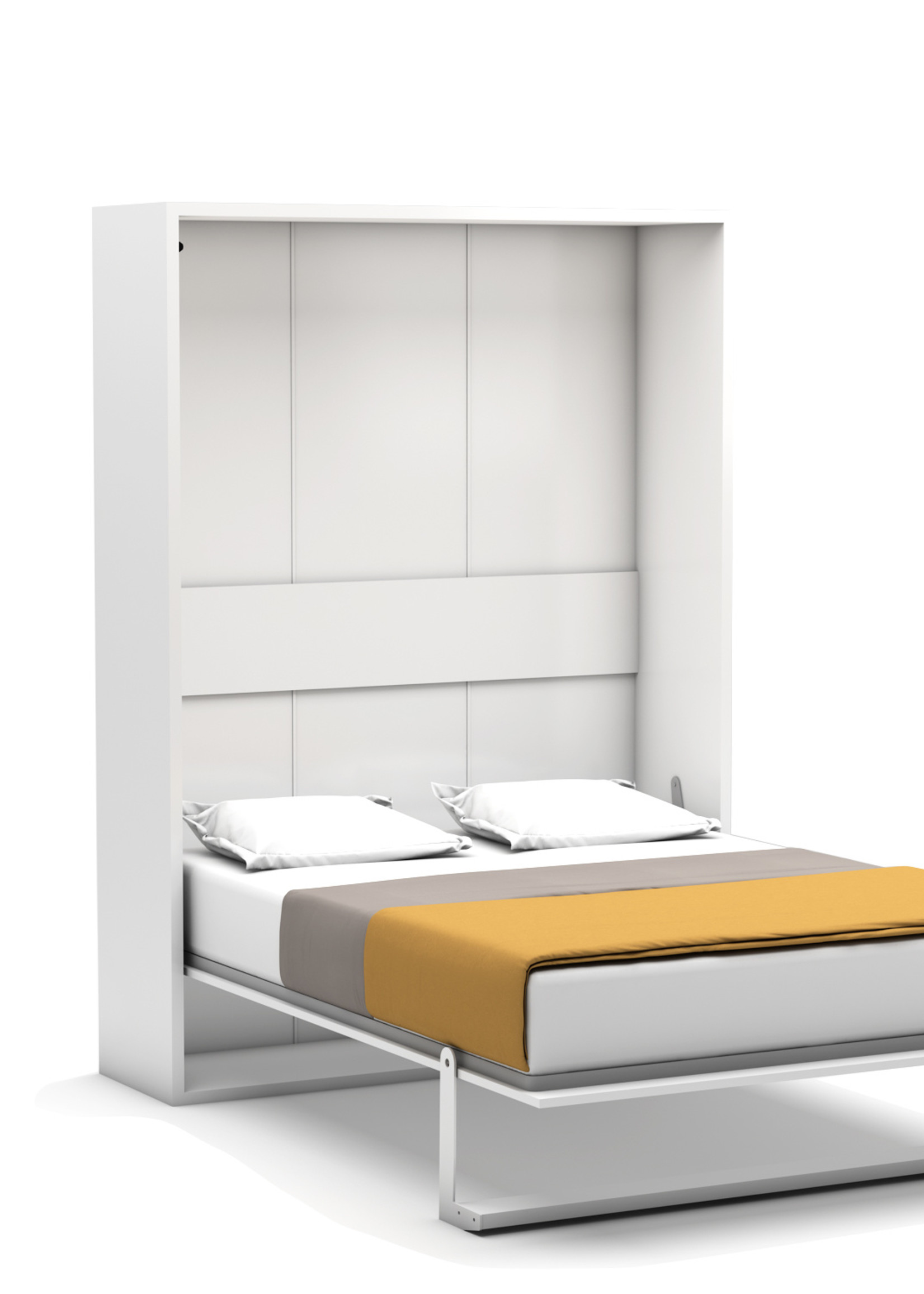 Smart Design Furniture Double Bed With Bookshelf 1111