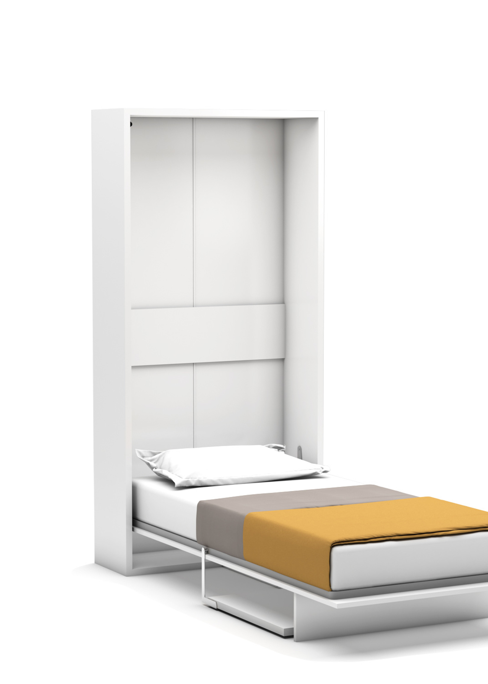 Smart Design Furniture Single Bed with Folding Table 1101 D