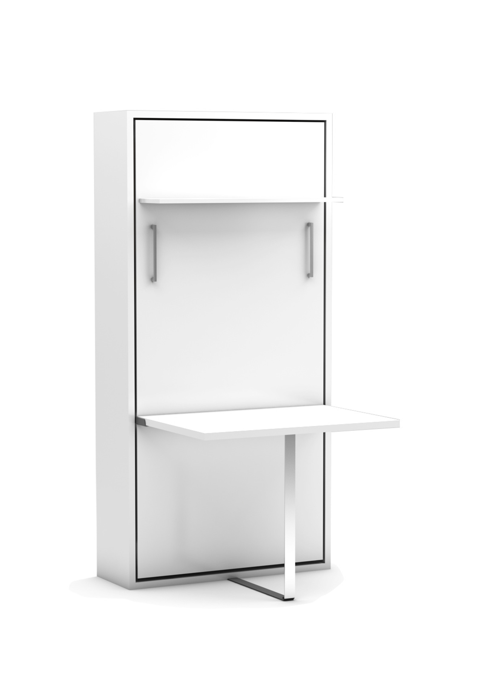 Smart Design Furniture Single Bed with Folding Table 1101 D
