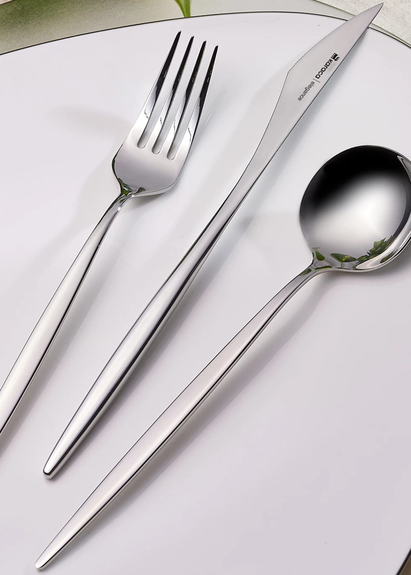 Karaca Porto 60 Pieces 12 Person Elegance Cutlery Set With Box
