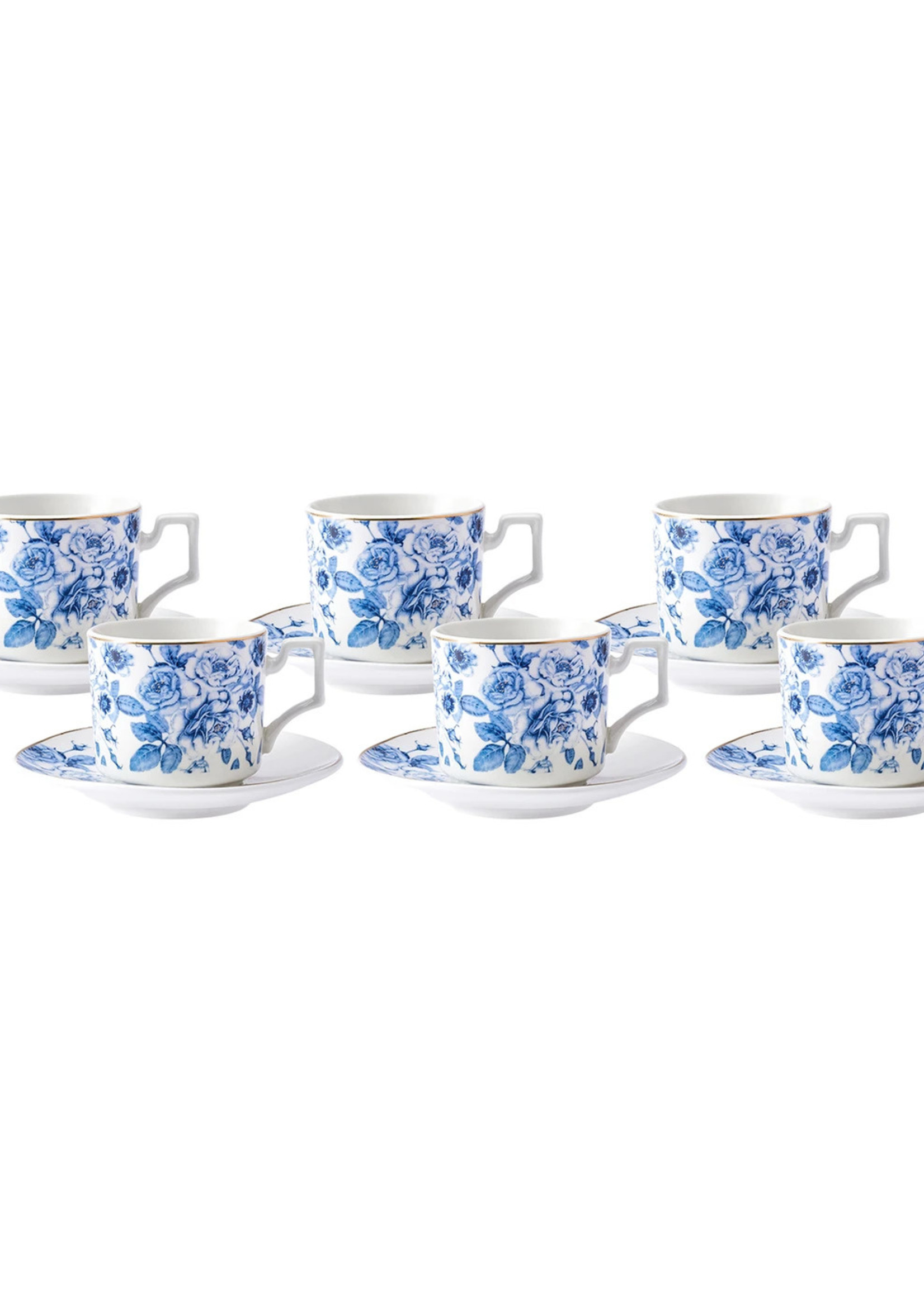 Karaca Manolya Set of 6 Coffee Cups 100 ml