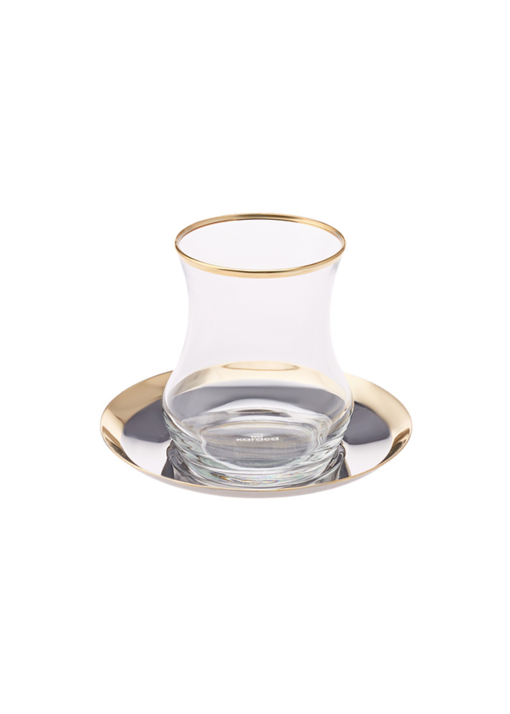Karaca Pera Gold 18 Piece Tea Set