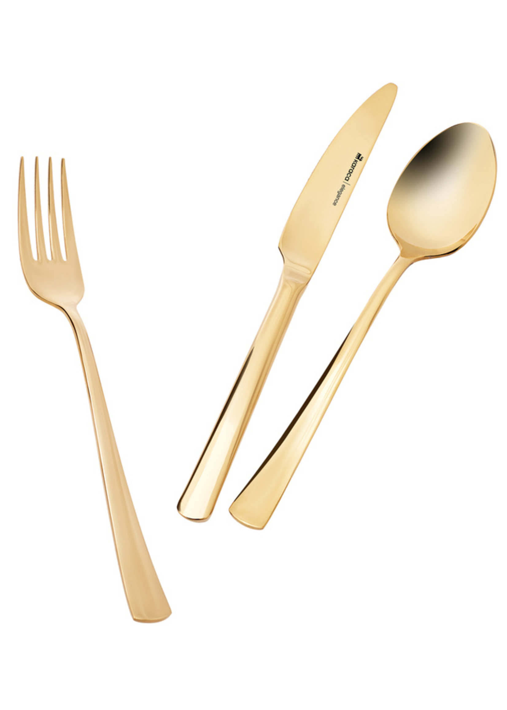 Karaca Arcadia 30 Piece Cutlery Set Shiny Gold