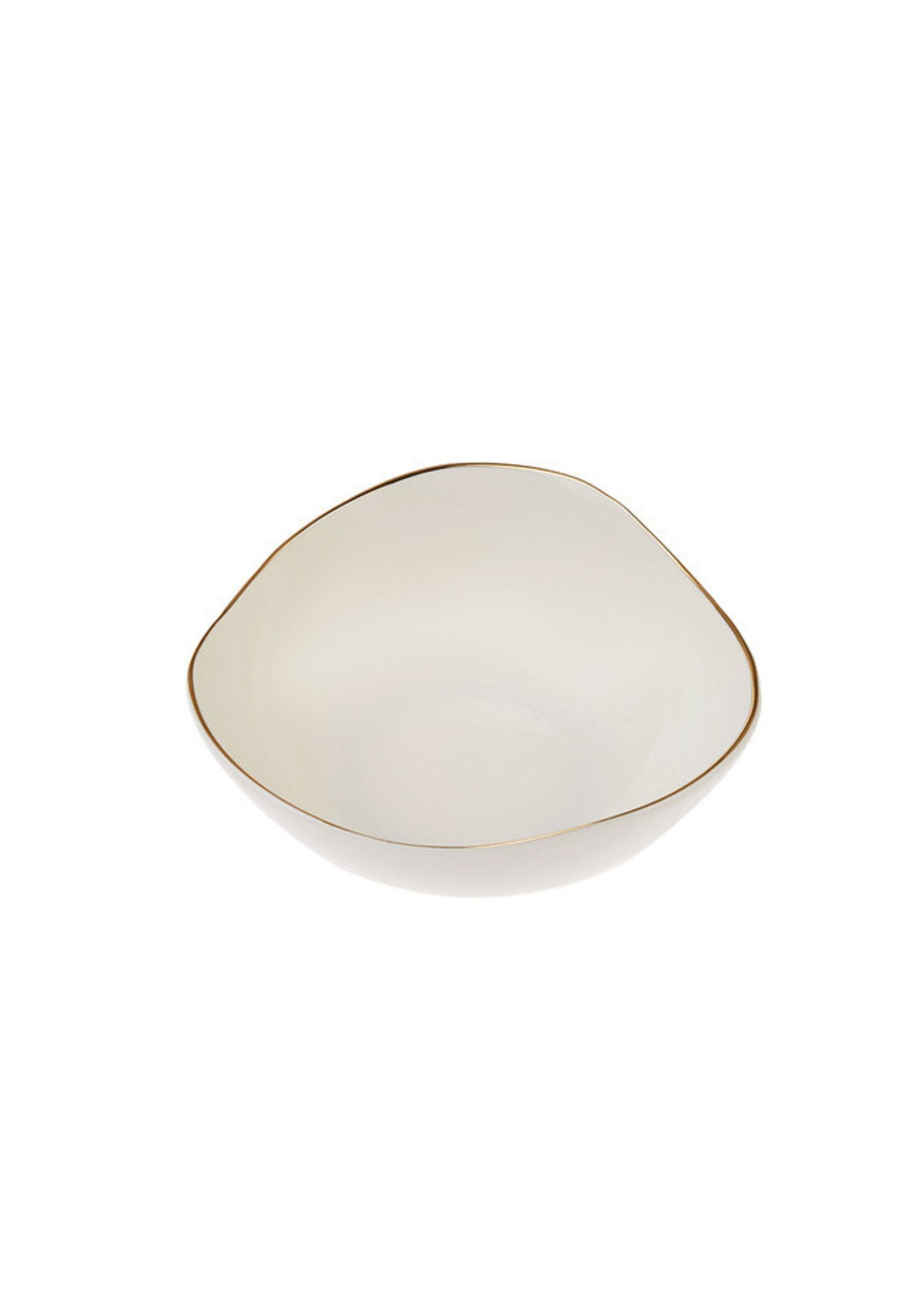 Karaca Middle Streamline Gold 56 Pieces 12 Person Dinnerware
