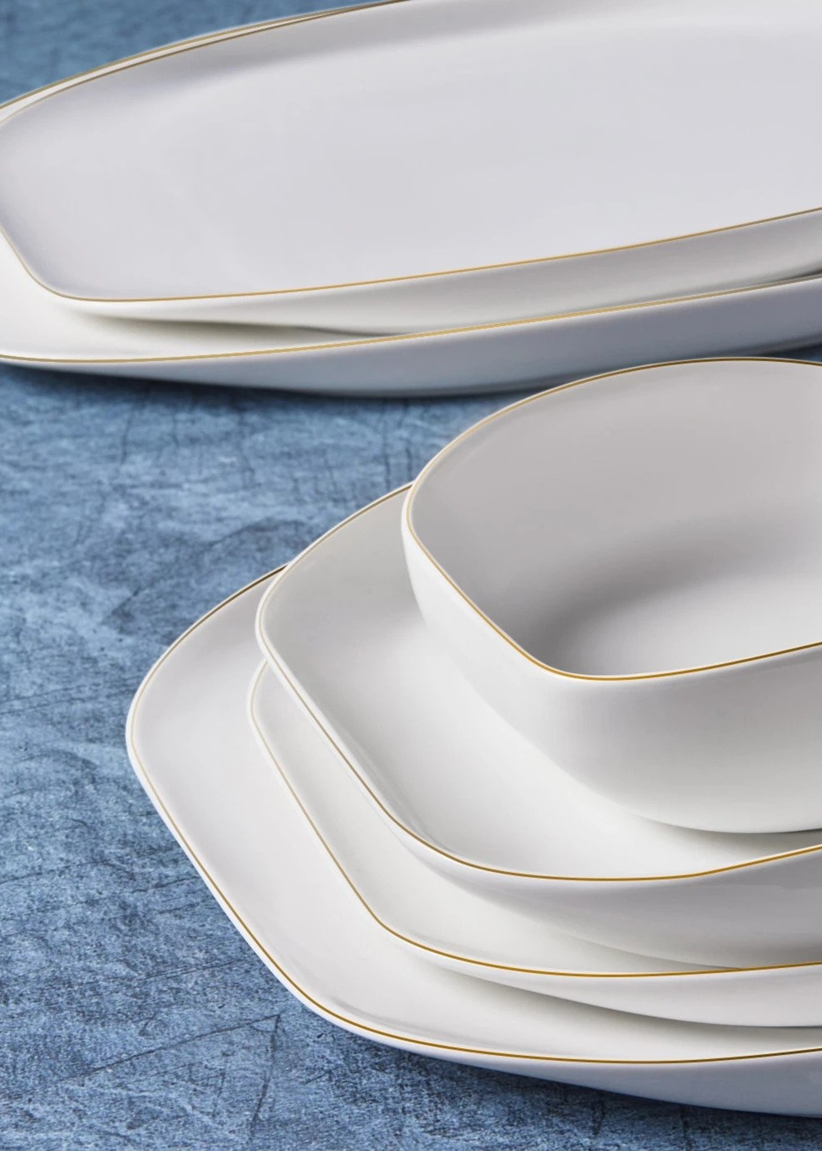 Karaca Plato Gold 59 Pieces 12 Person Dinnerware