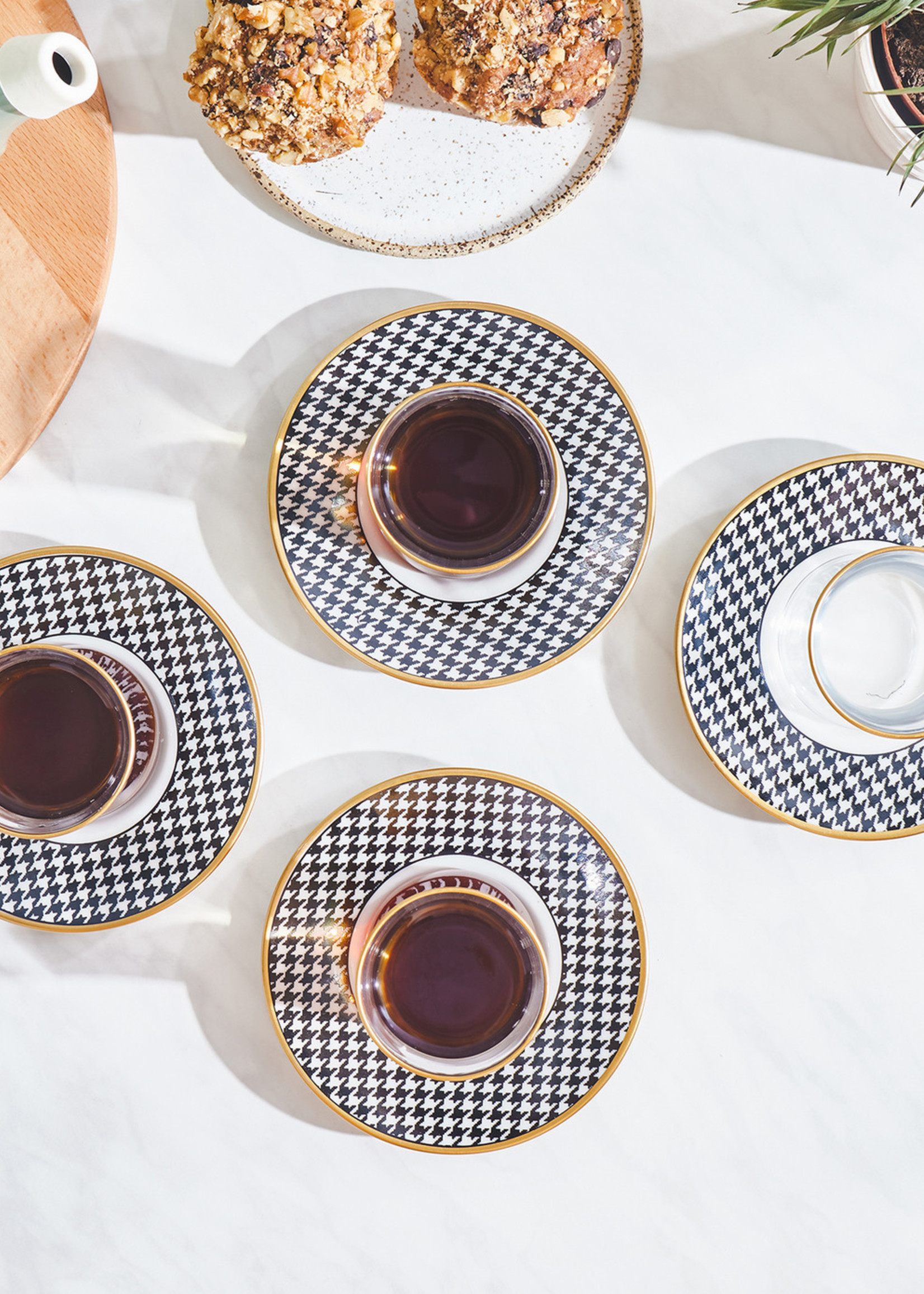 Karaca Kazayağı 12 Pieces 6 Person Tea Set