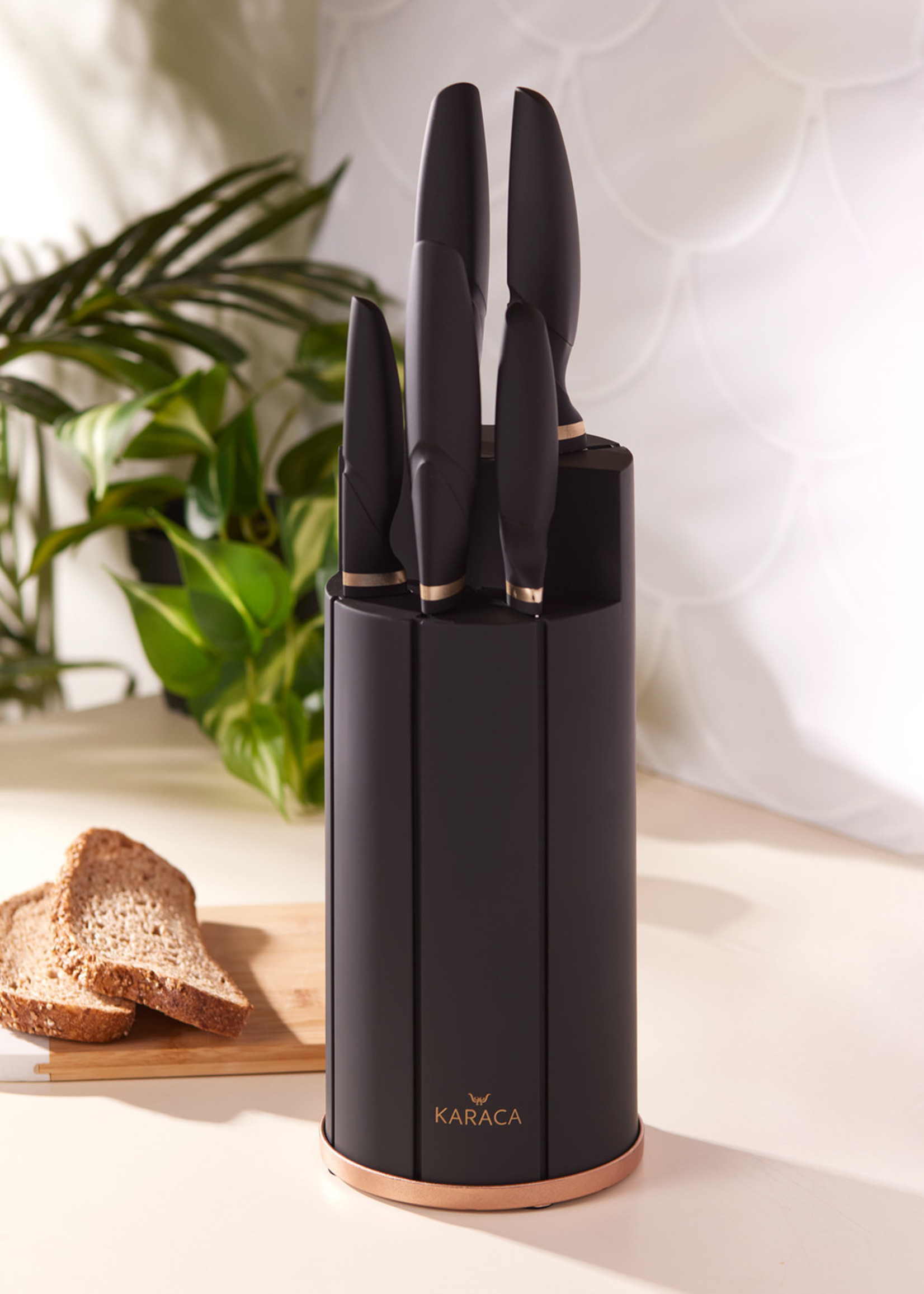 Karaca Proofcut 6 Piece Black Knife Set