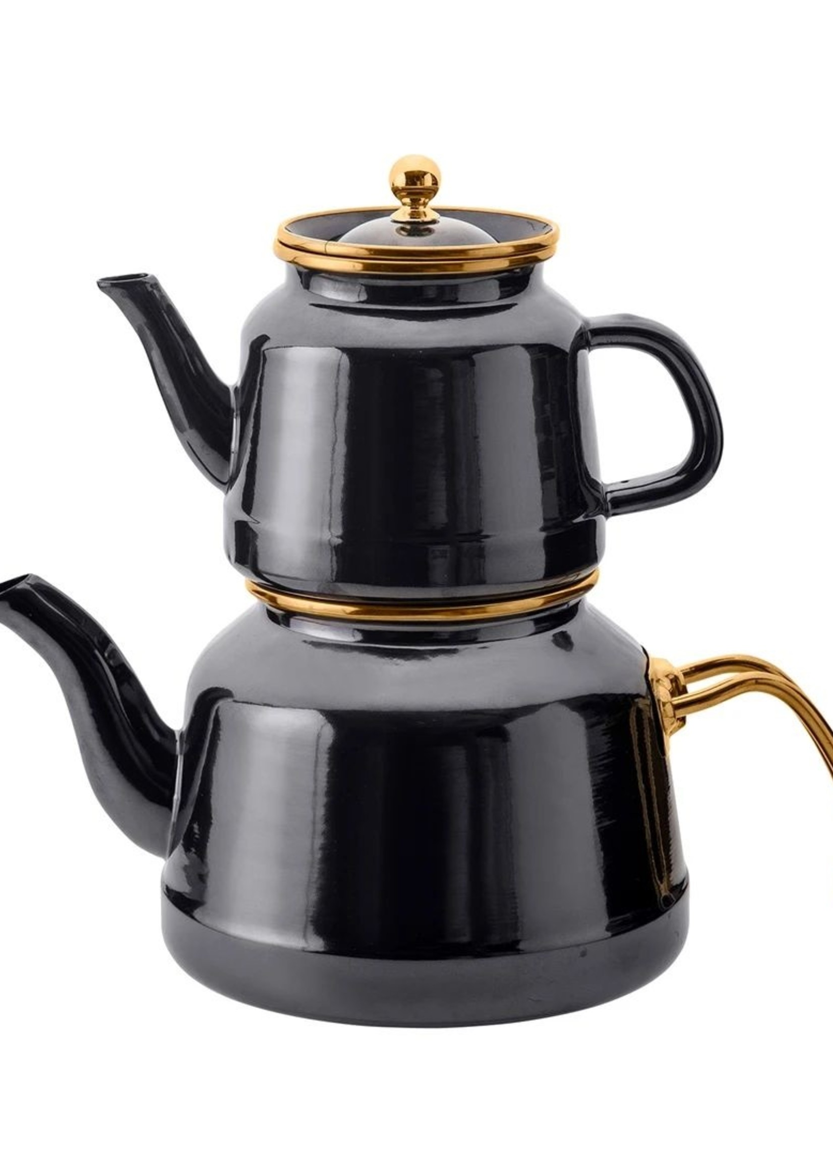 Karaca Troy Teapot Set Black