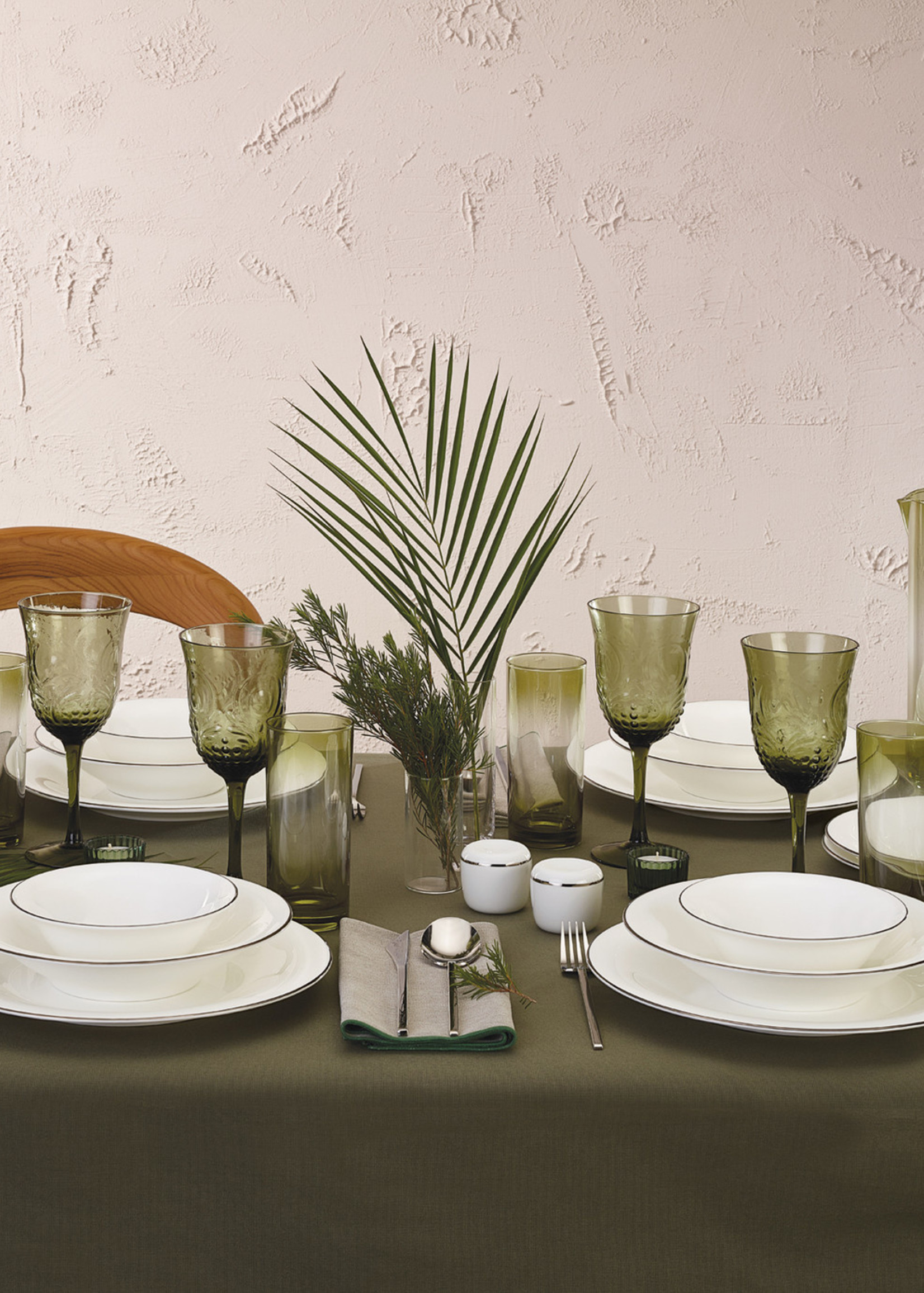 Karaca Fine Pearl Elizabeth 28 Pieces Platinum Pearl Dinnerware Set for 6 Persons