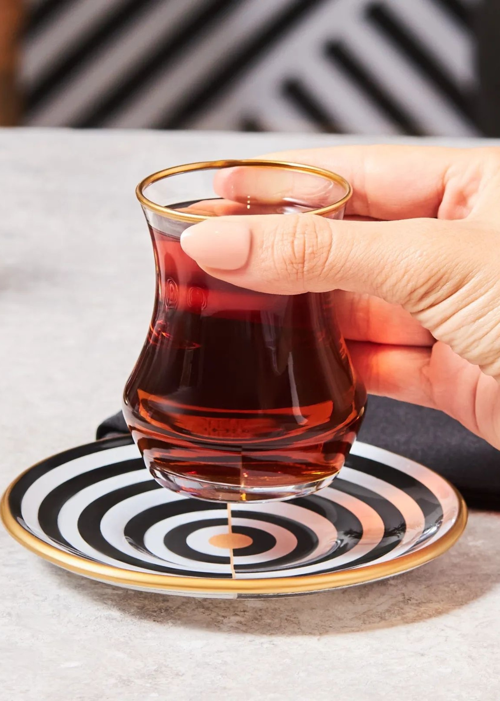 Karaca Enjoy 6 Person Tea Set