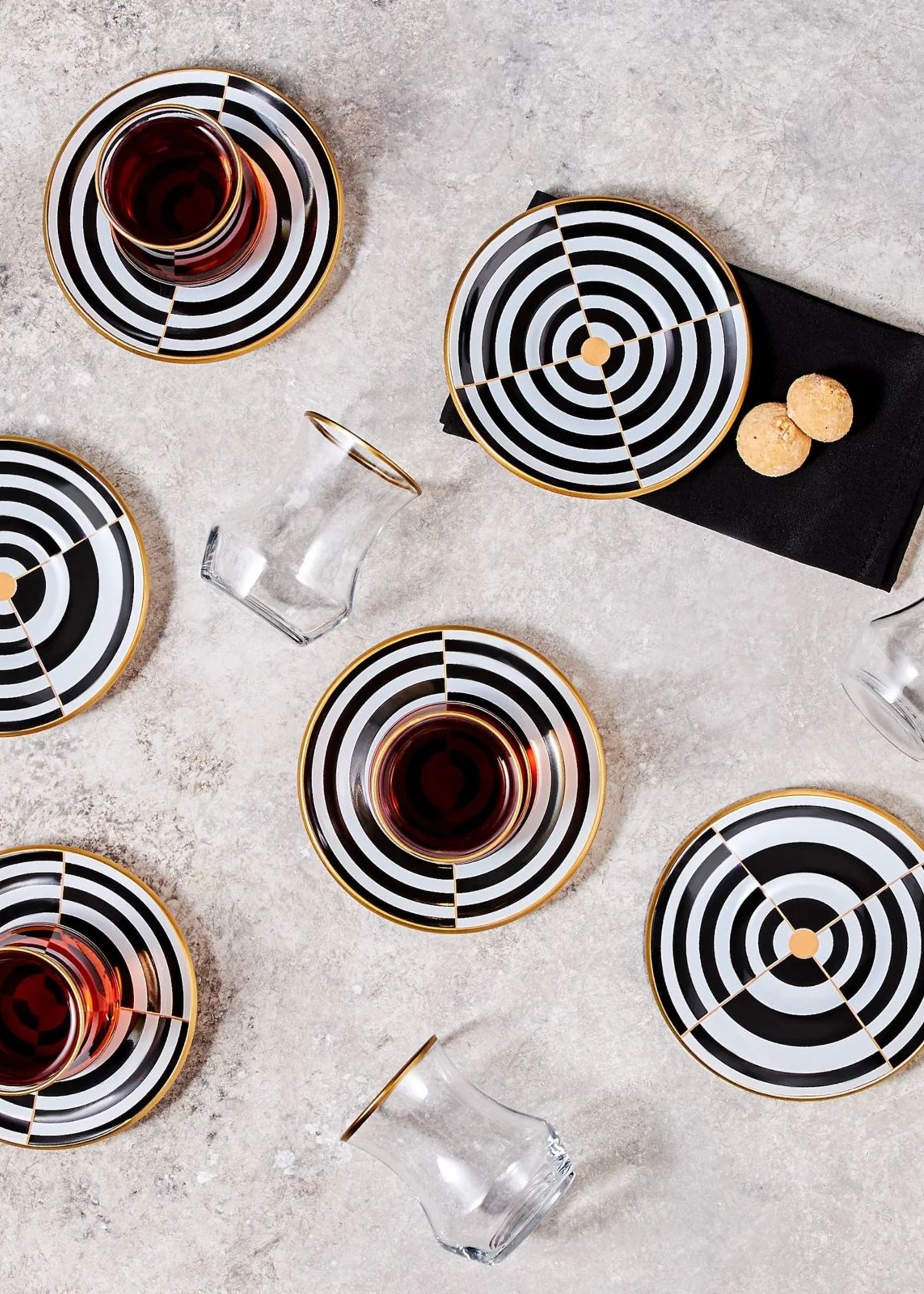 Karaca Enjoy 6 Person Tea Set