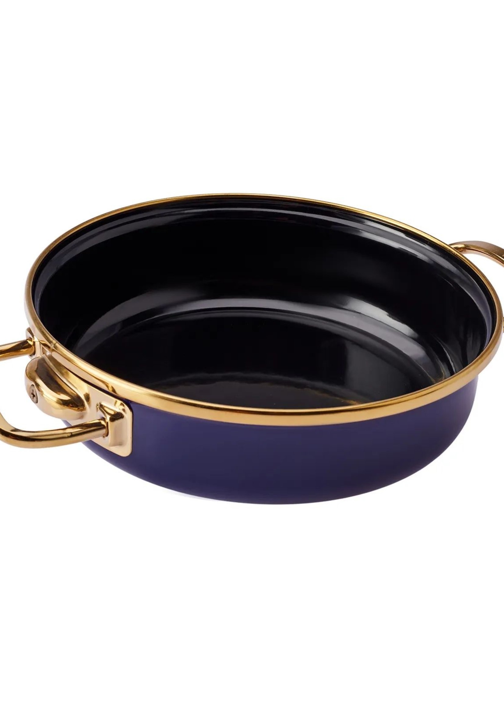 Karaca Piraye Enamel 3-Piece Cookware Set Navy Blue