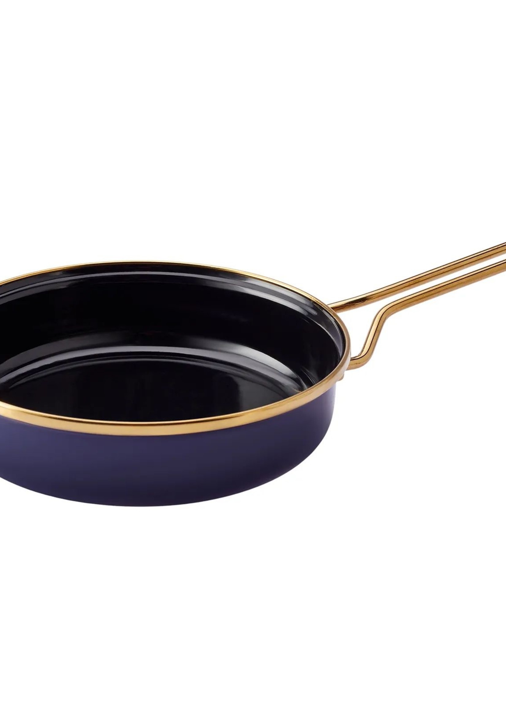 Karaca Piraye Enamel 3-Piece Cookware Set Navy Blue