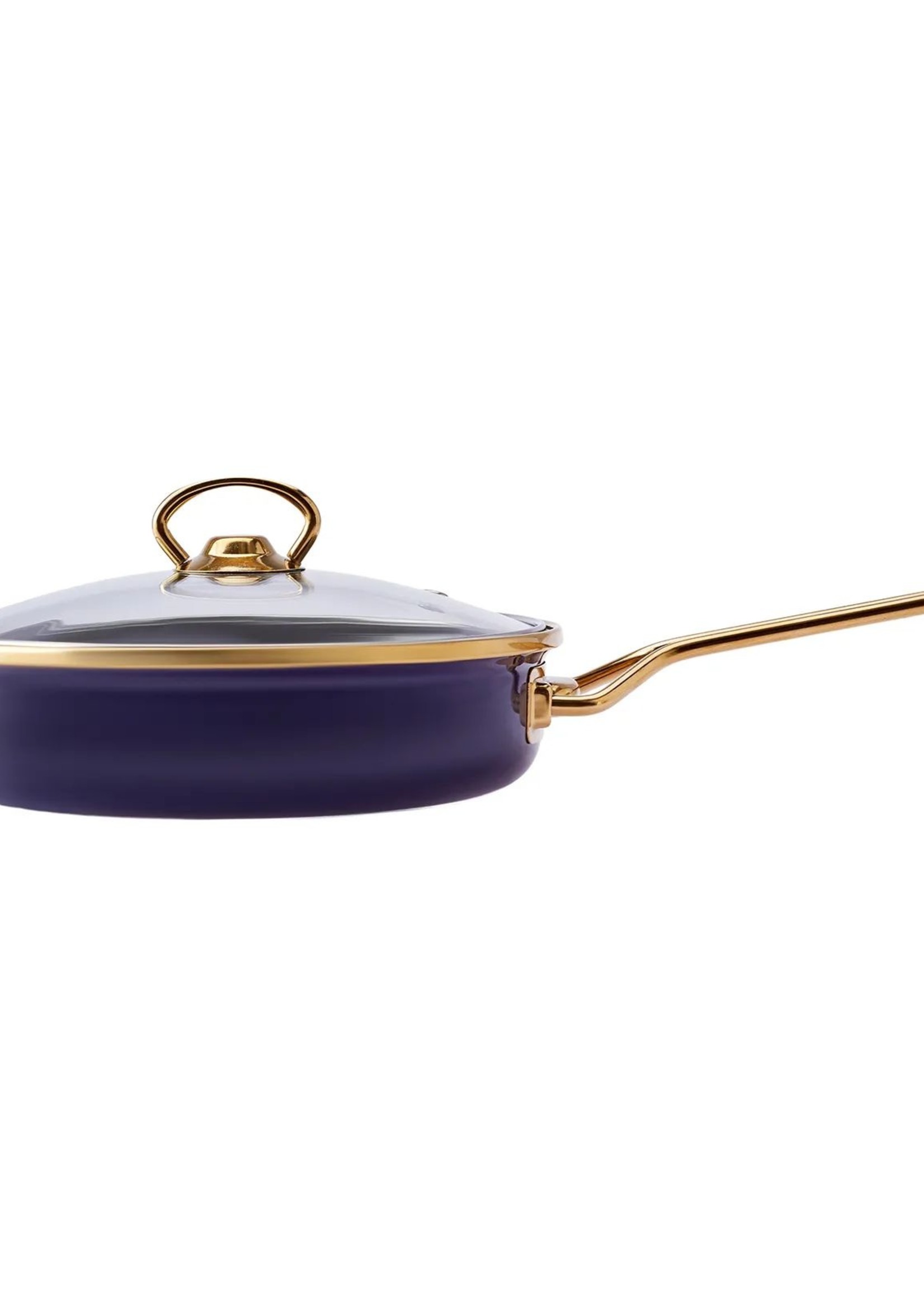 Karaca Piraye Enamel 3-Piece Cookware Set Navy Blue