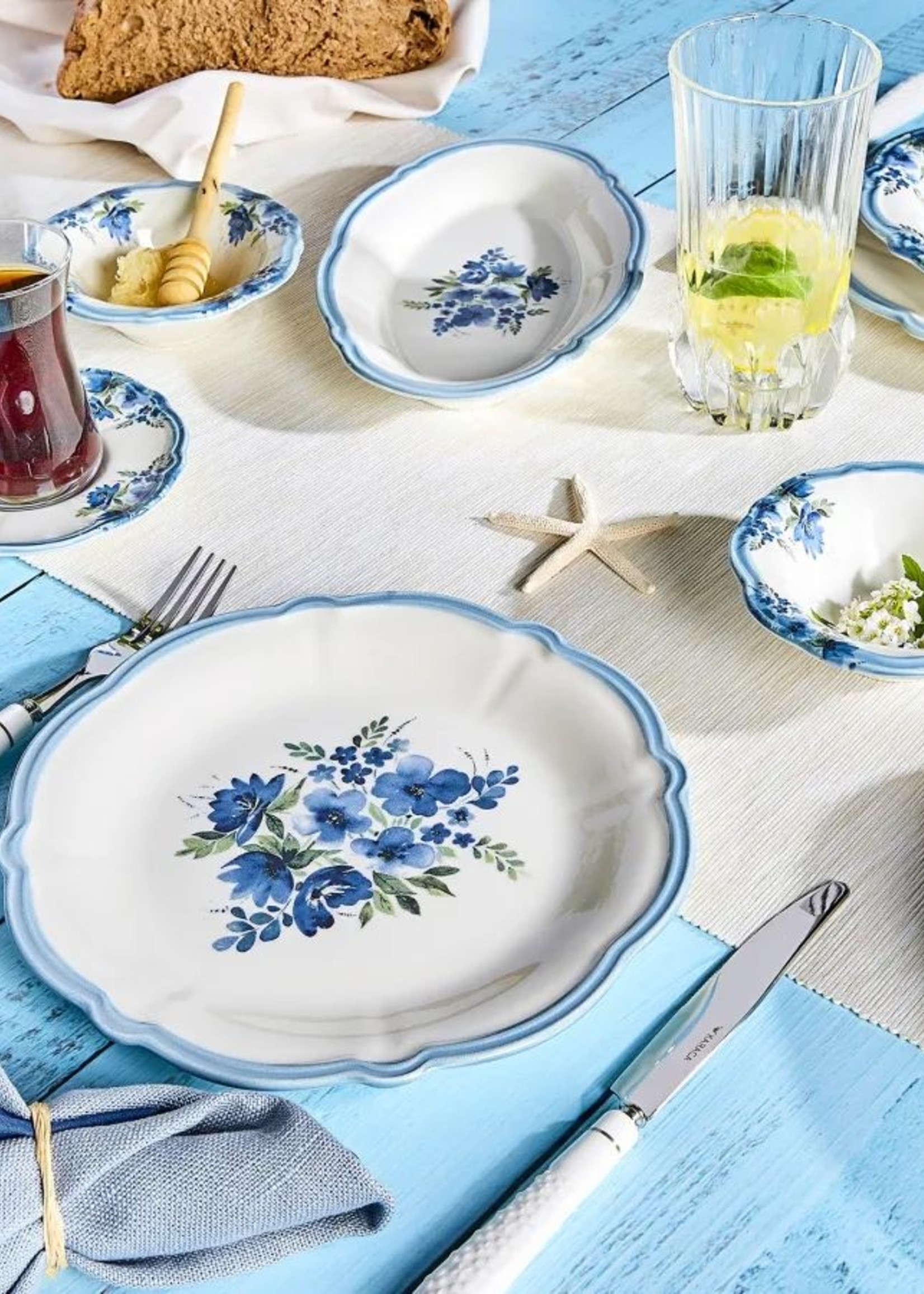 Karaca Nostalgia 26 Pcs Breakfast/Service Set for 6 People