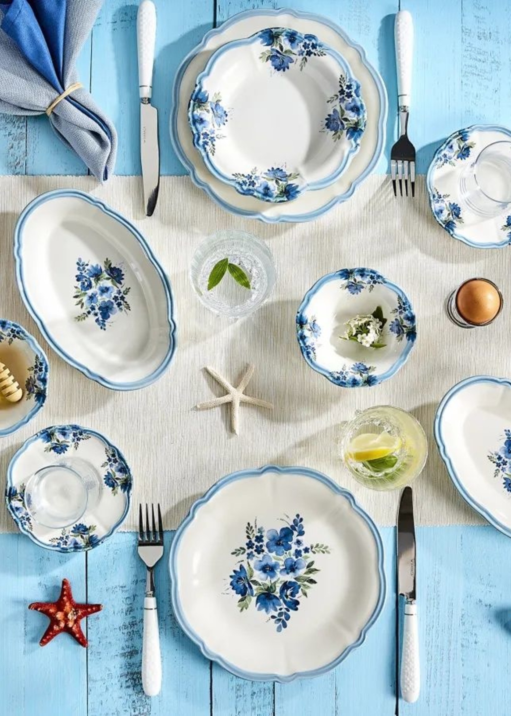 Karaca Nostalgia 26 Pcs Breakfast/Service Set for 6 People
