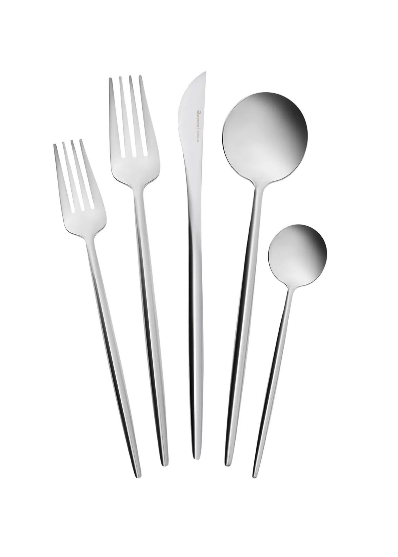 Karaca Jupiter Platin 60 Pieces 12 Person Boxed Cutlery Set