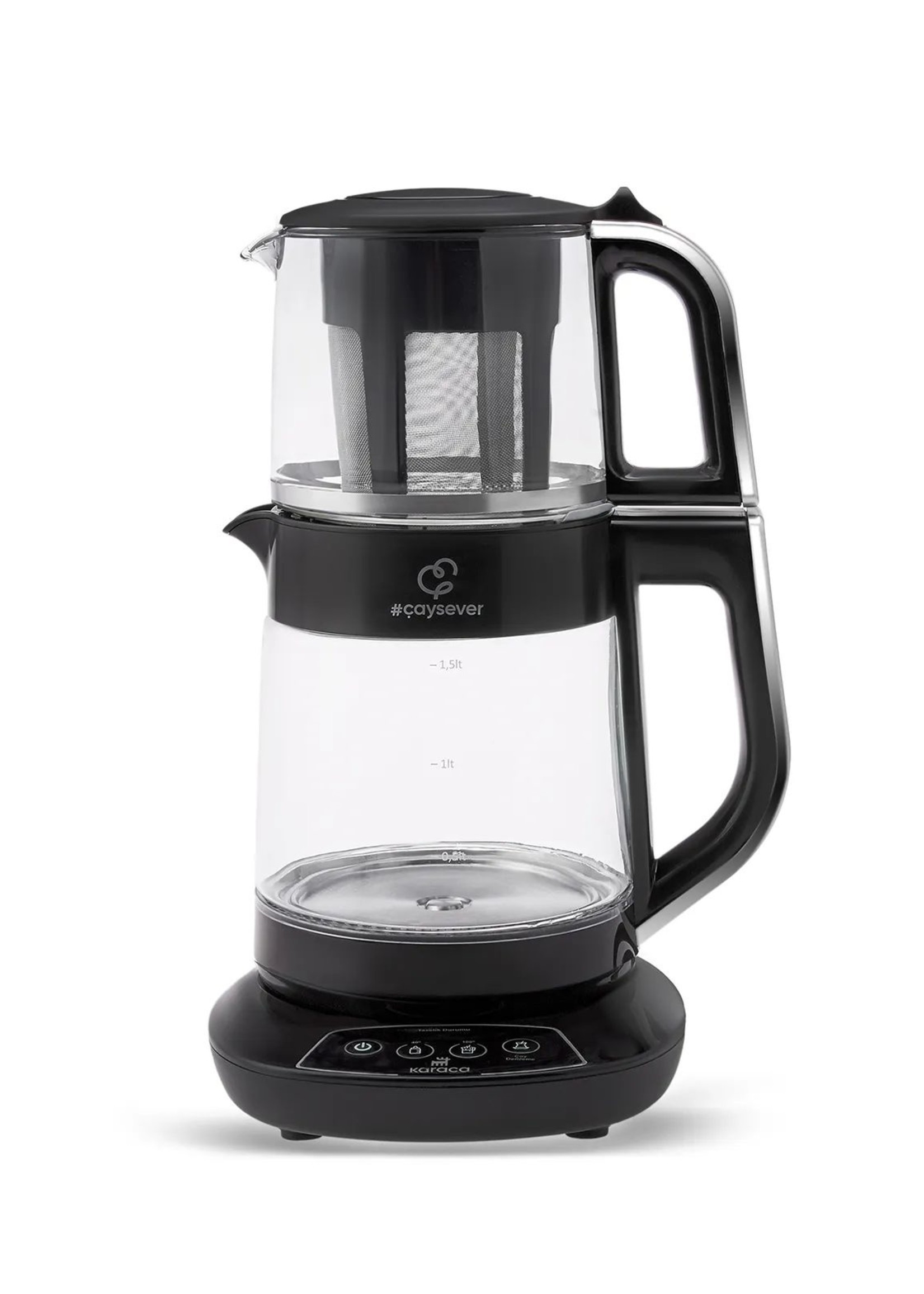 Karaca Çaysever Talking Tea Maker Chrome