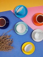 Karaca Tea Cup Set Mixed Color 6 Person