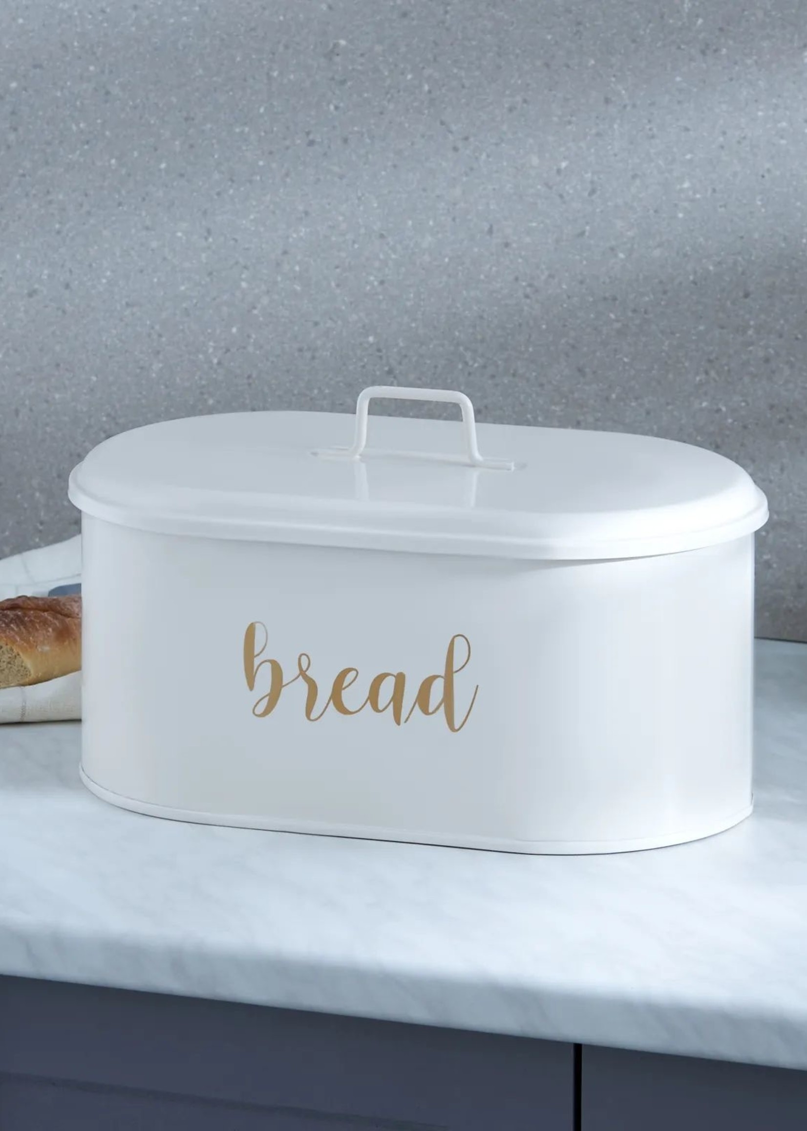 Karaca Monroe Bread Box Creme