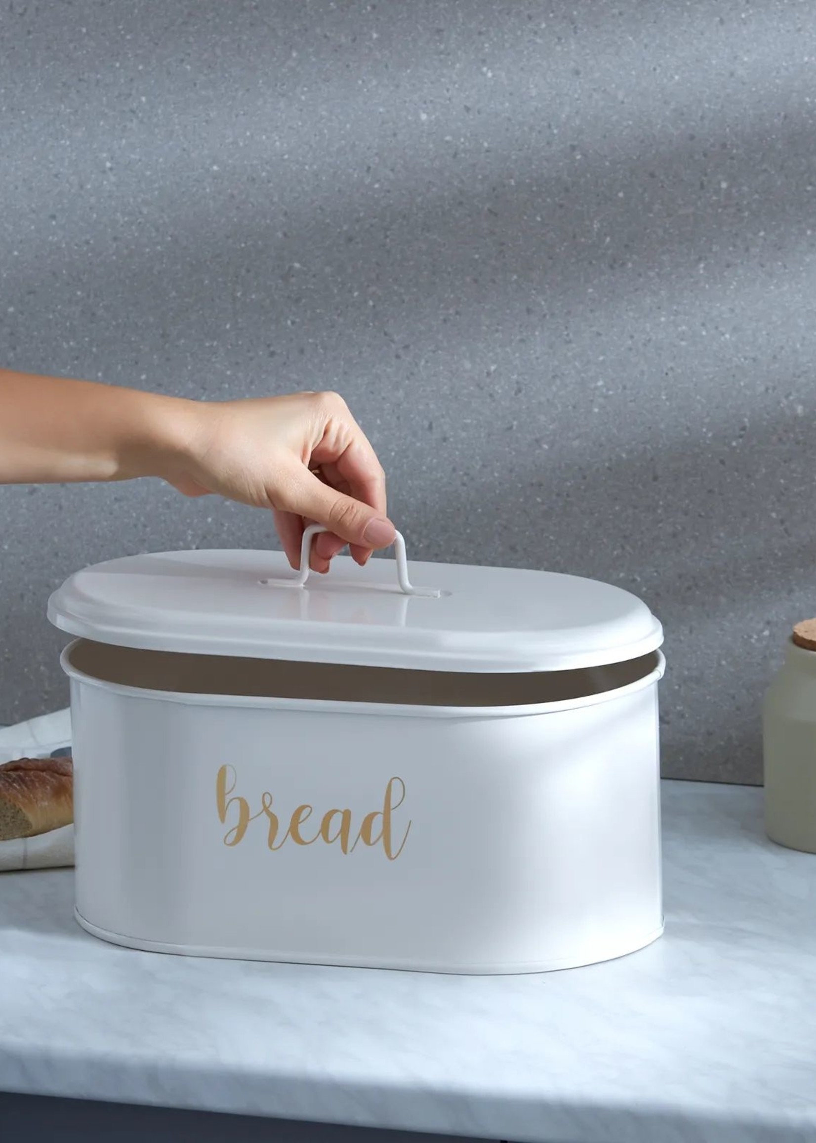Karaca Monroe Bread Box Creme