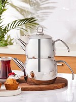 Karaca Belinay Midi Metal Teapot Set