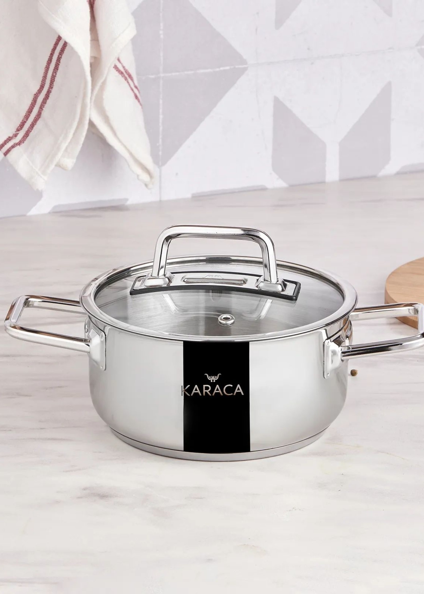 Karaca Galaxy Steel Pot 16 cm 1.6 Lt