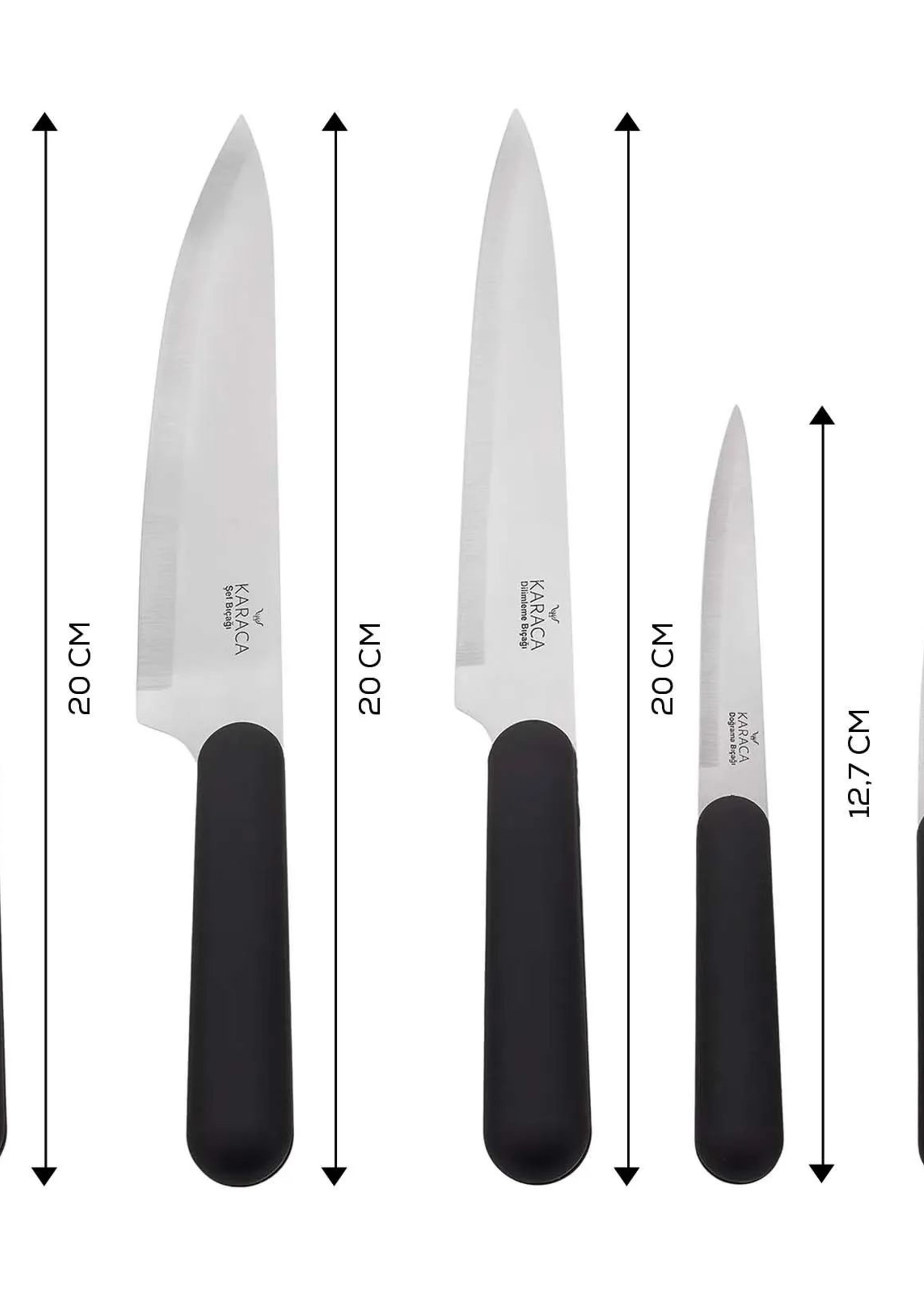Karaca Right Knife 6 Piece Knife Set