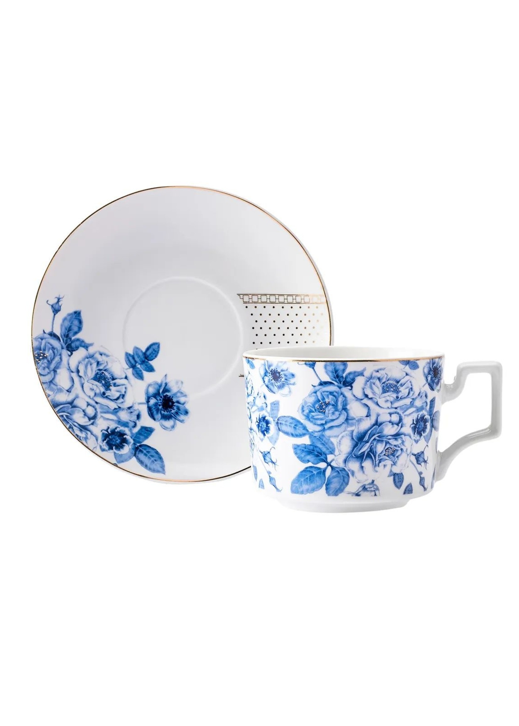 Karaca Magnolia Set of 2 Teacups 230 ml