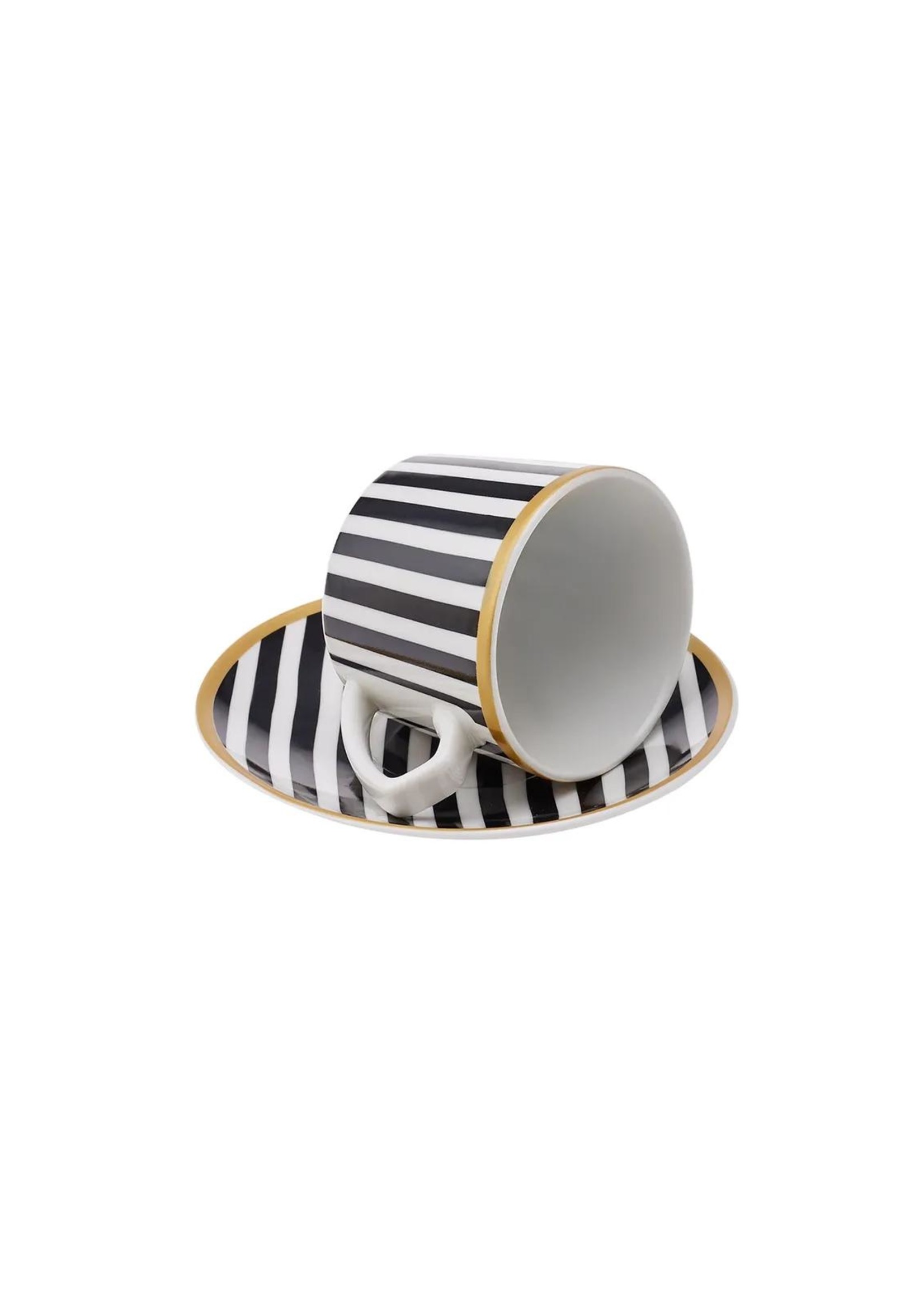 Karaca Chekers Set of 6 Coffee Cups 80 ml