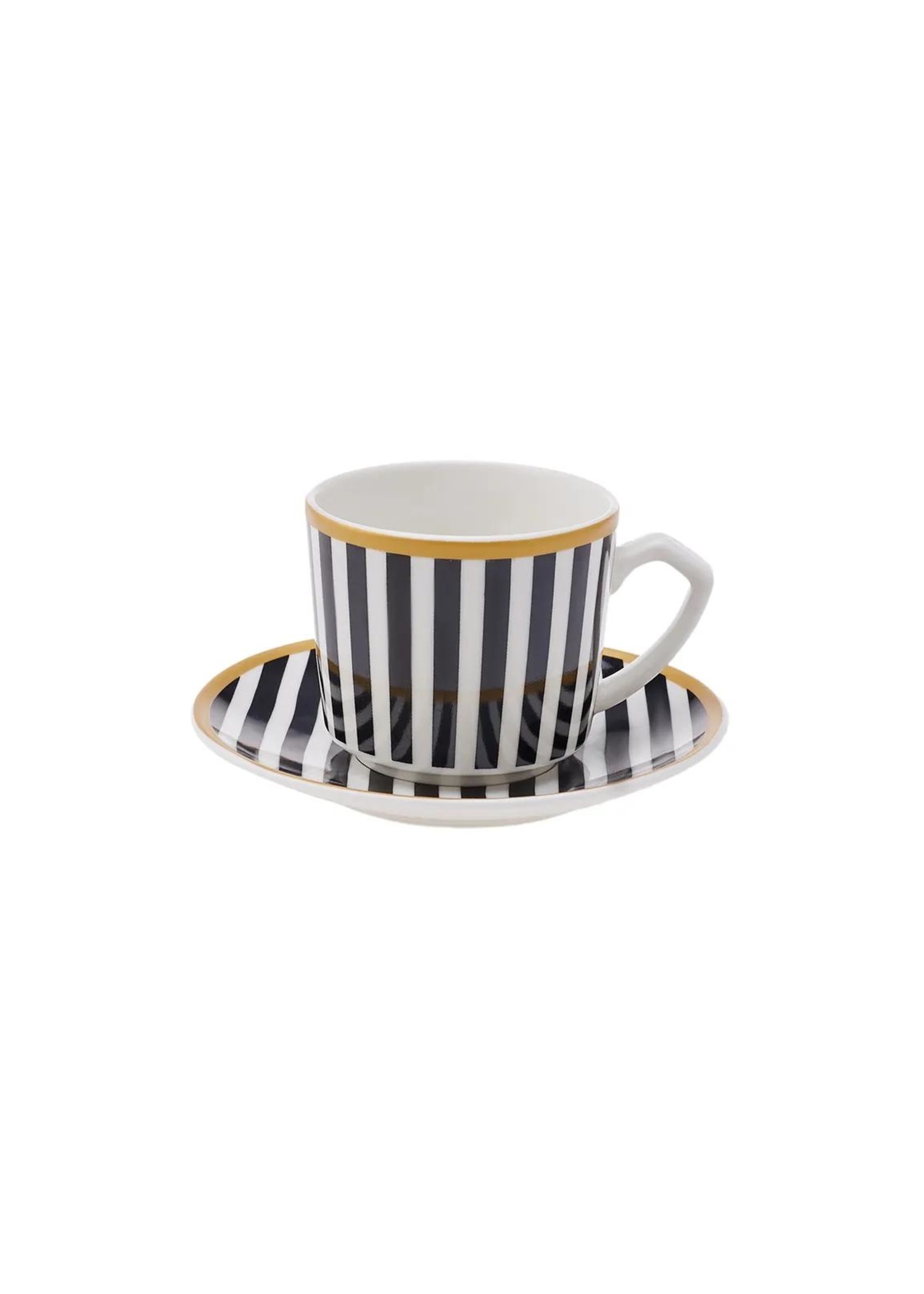 Karaca Chekers Set of 6 Coffee Cups 80 ml