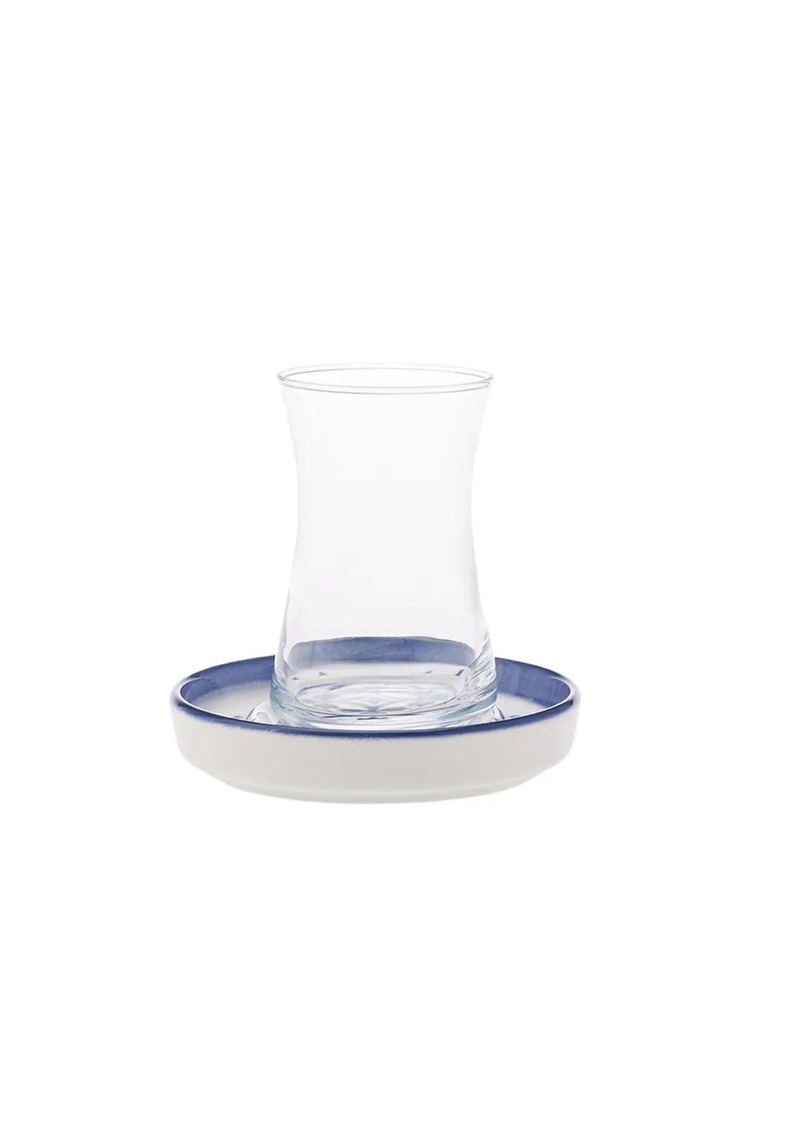 Karaca Zeher Blue 12 Pieces Tea Set for 6 Persons