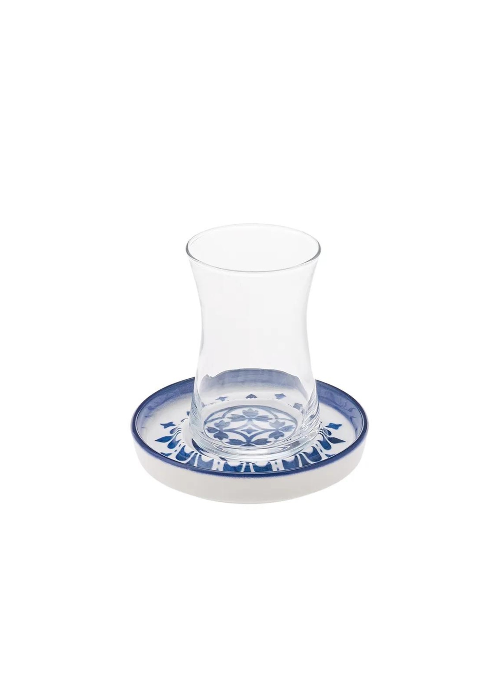 Karaca Zeher Blue 12 Pieces Tea Set for 6 Persons