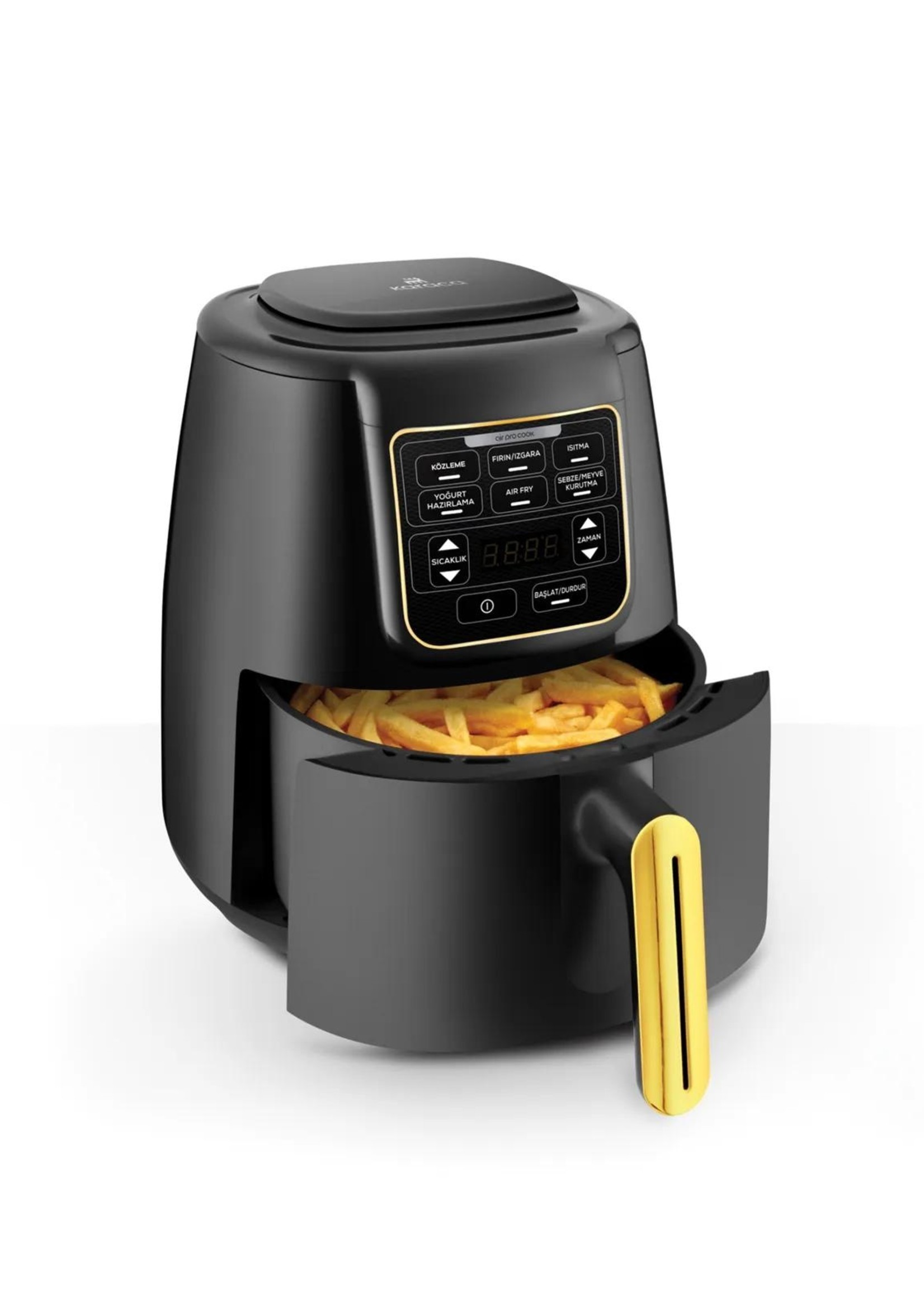 Karaca Air Pro Cook Ember XL Airfryer Black Gold