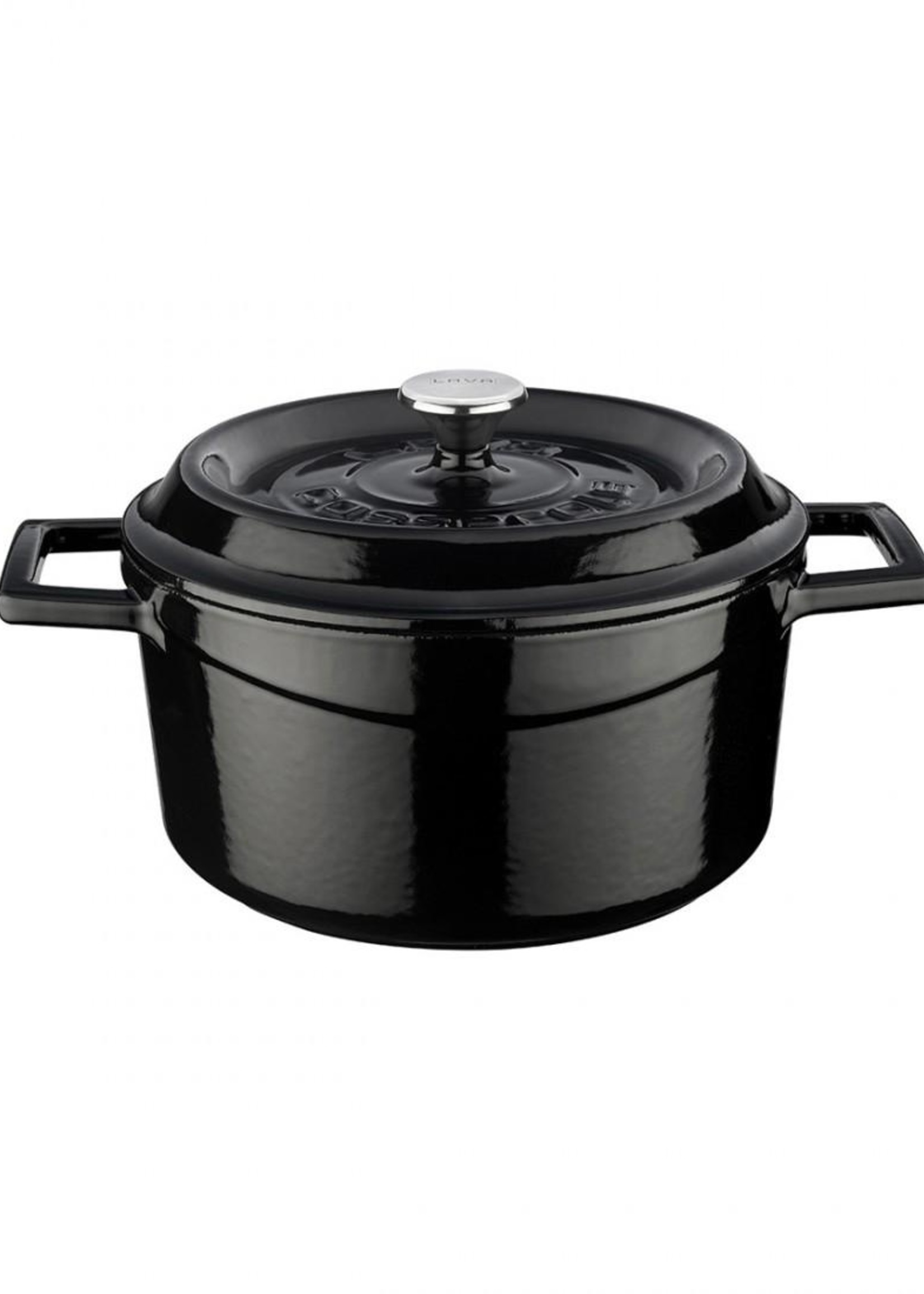 Lava Cast Round Casserole Black 20 cm LV Y TC 20 K2