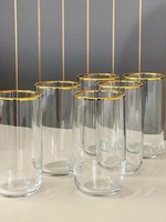 Paşabahçe Iconic Gold 6-Piece Cocktail Soft Drink Glass