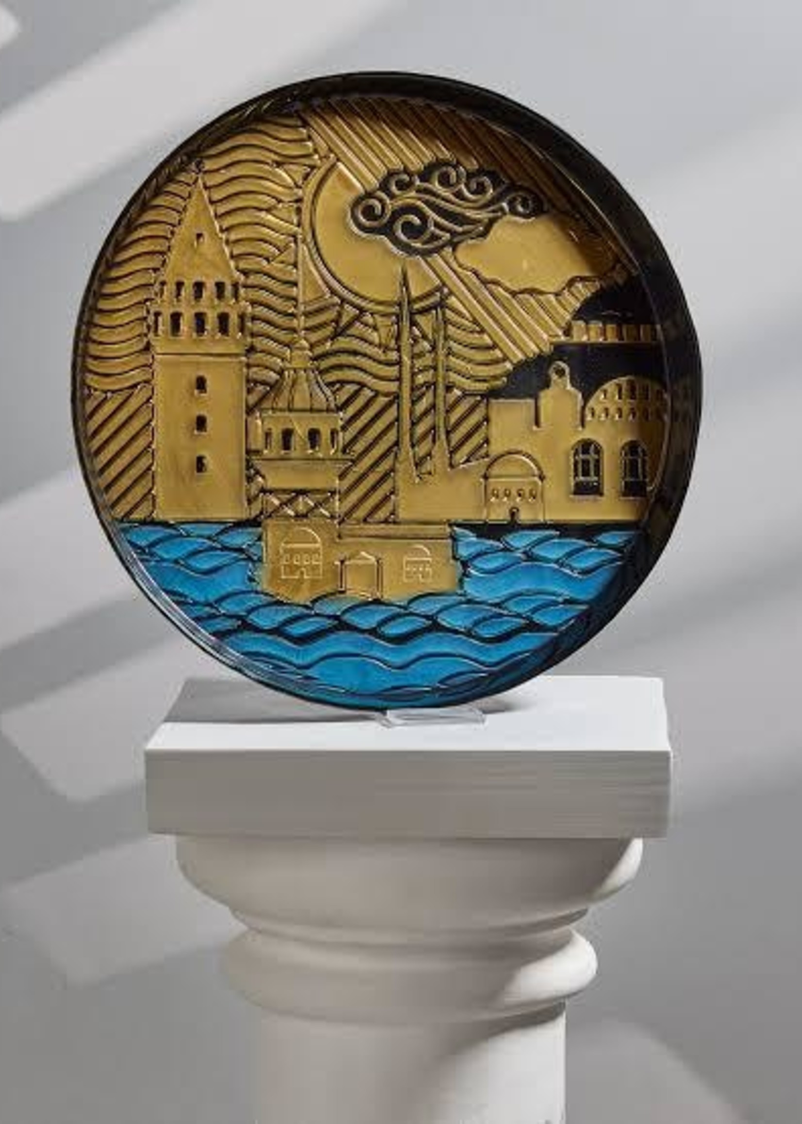 Karaca Istanbul Tray Black 33 cm