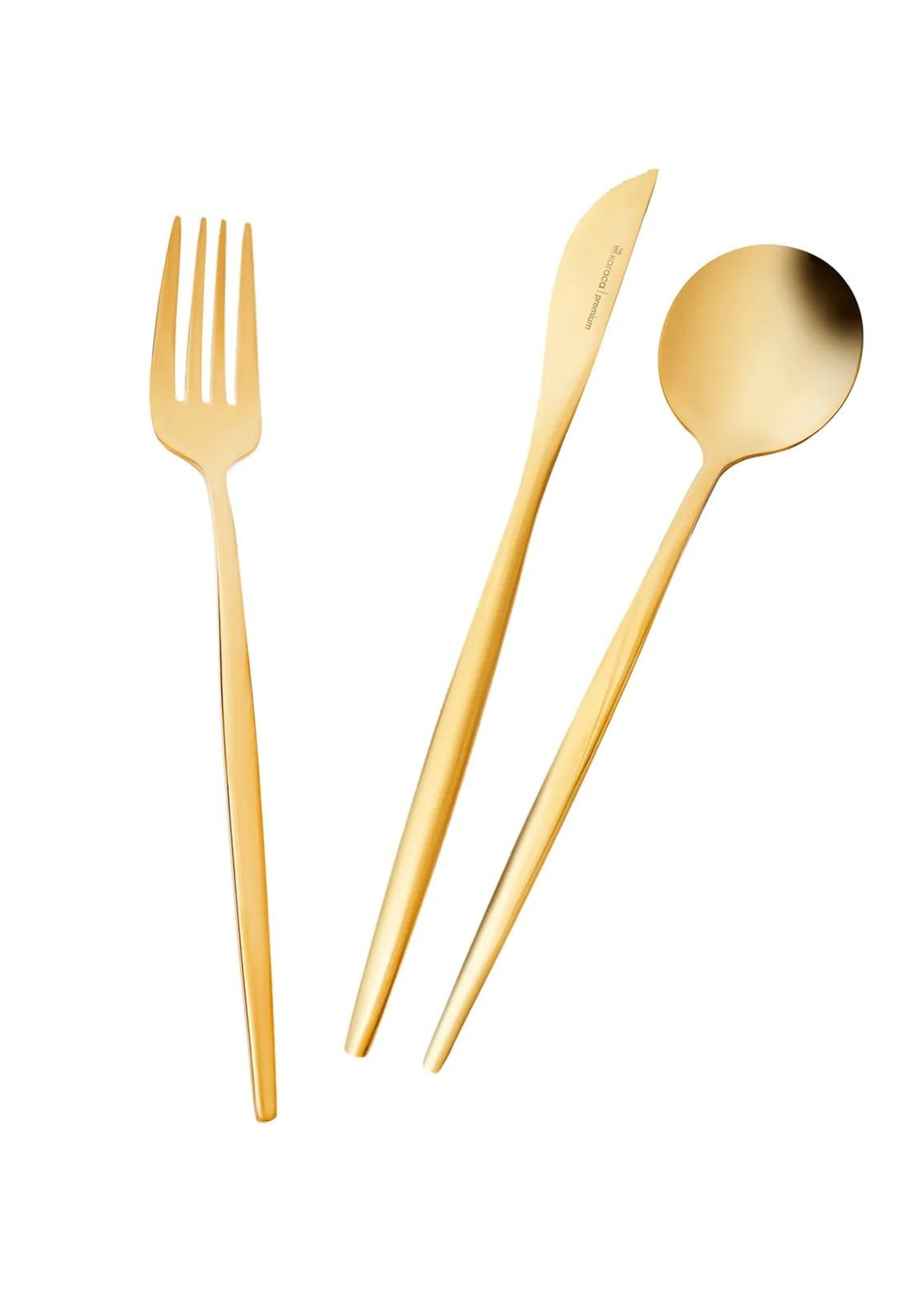 Karaca Orion Shiny Gold 30 Piece 6 Person Cutlery Set