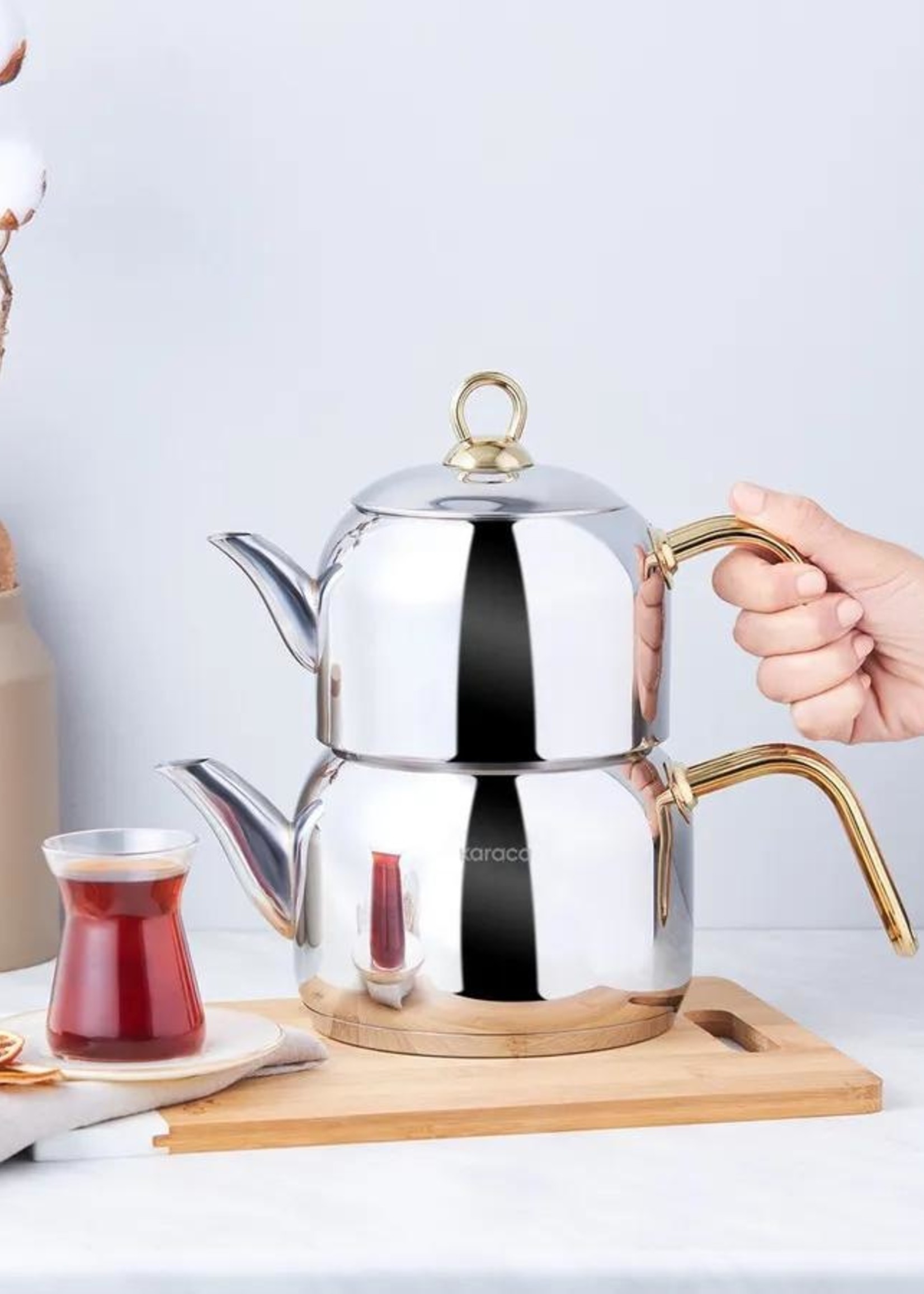 Karaca Urban Midi Teapot Gold