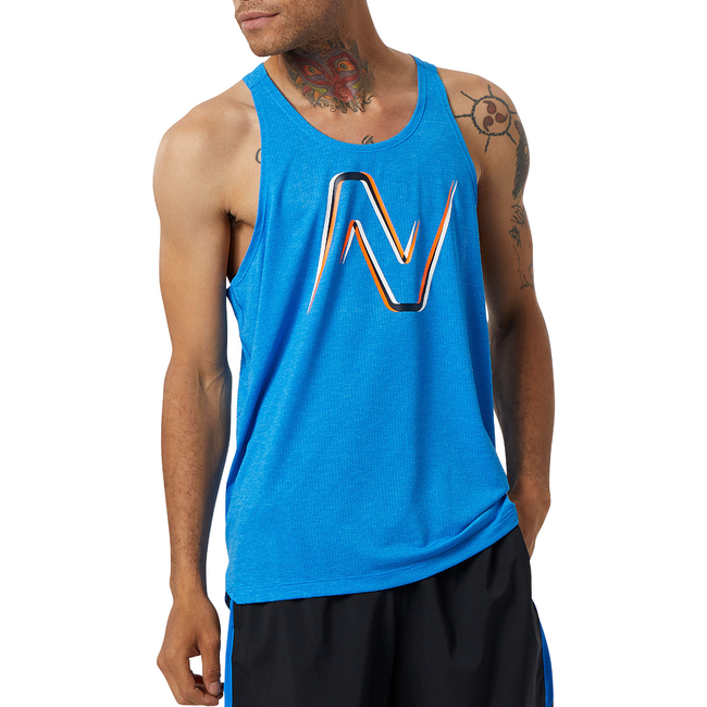 New Balance Hardloop Singlet Heren