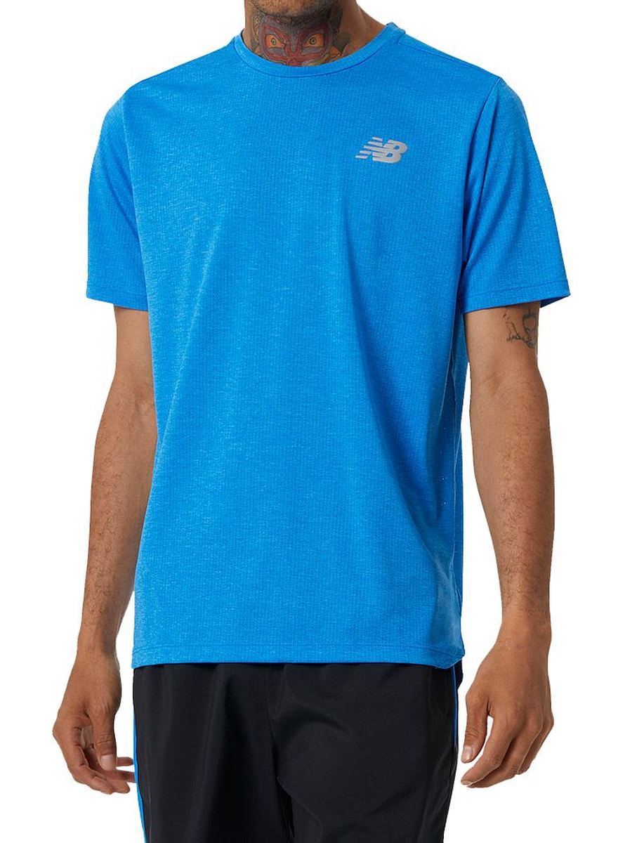 New Balance Hardloop Shirt Heren - PK Runningshop