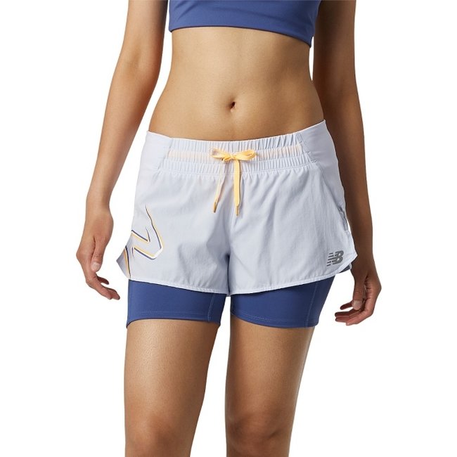 New Balance  2 in 1 Short Dames