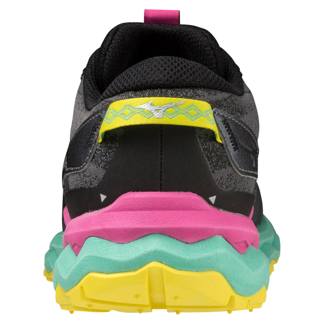 Mizuno Mizuno Wave Daichi 7 Dames zwart/roze/groen
