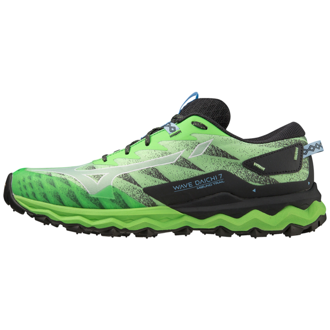 Mizuno  Wave Daichi 7 Heren zwart/groen