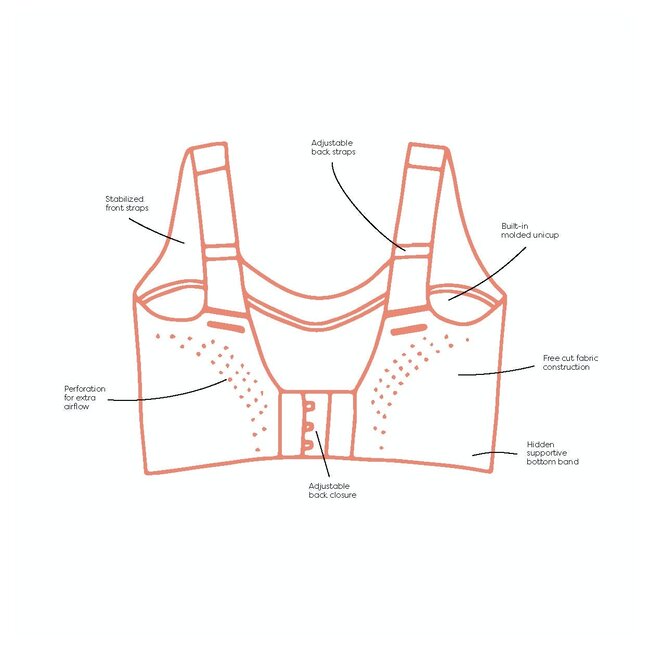 Brooks Brooks Dare Scoopback Run Bra 2.0 Rood