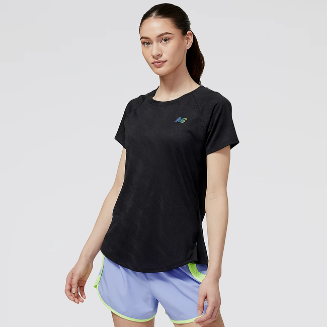 New Balance New Balance Hardloopshirt Dames zwart