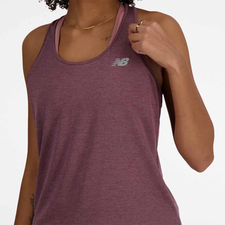 New Balance New Balance Hardloop Singlet Dames Paars