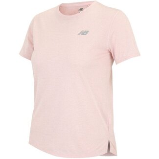New Balance New Balance Shirt Athletics Dames Roze