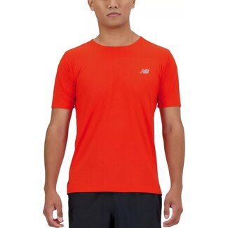 New Balance New Balance Shirt Athletics Jacquard Heren